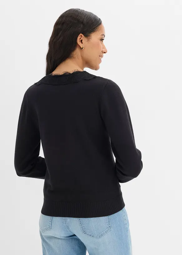 Cardigan in misto viscosa morbido, bonprix