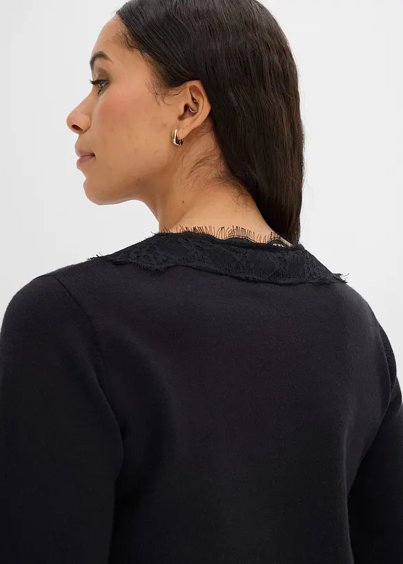 Cardigan in misto viscosa morbido, bonprix