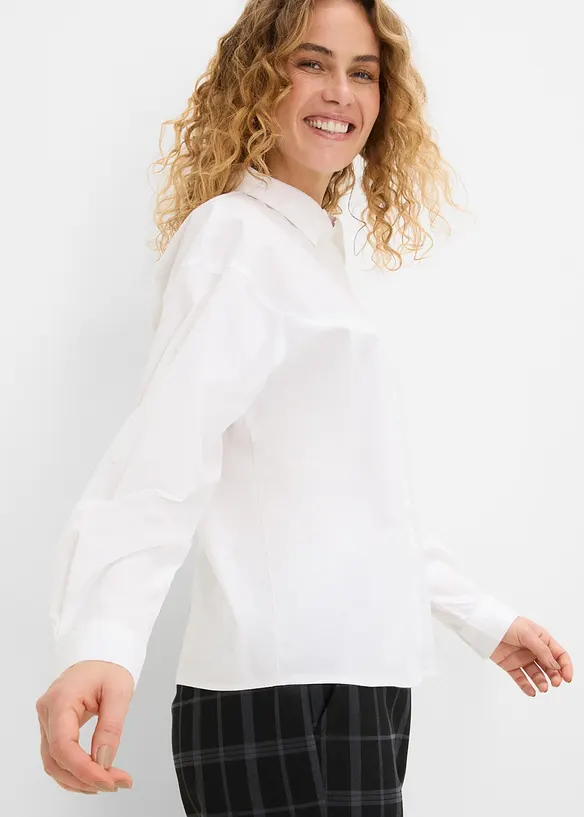 Camicia in misto cotone, bonprix