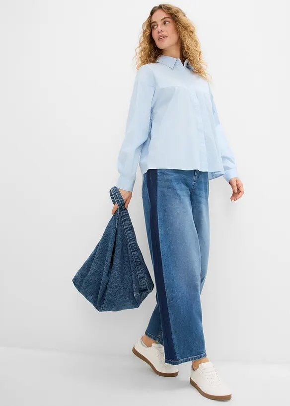 Camicia in misto cotone, bonprix