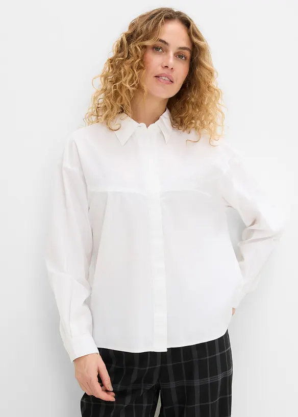 Camicia in misto cotone, bonprix