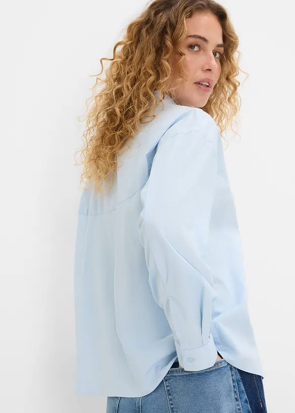 Camicia in misto cotone, bonprix