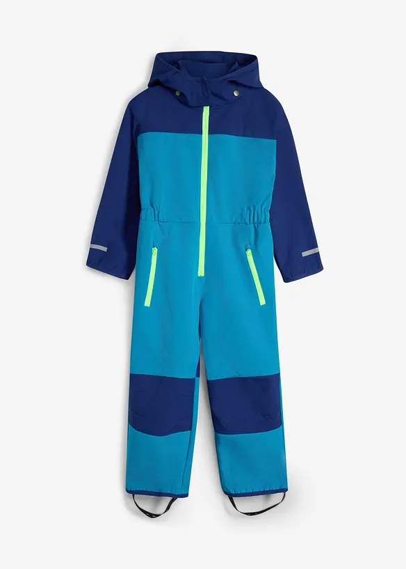 Tuta in softshell idrorepellente con dettagli riflettenti, bonprix