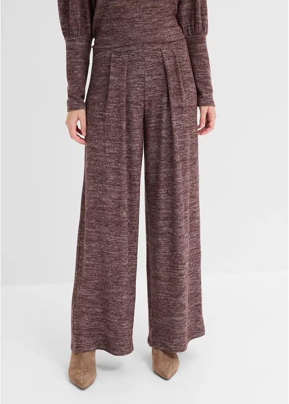 Pantaloni con elastico in vita in morbida viscosa, bonprix