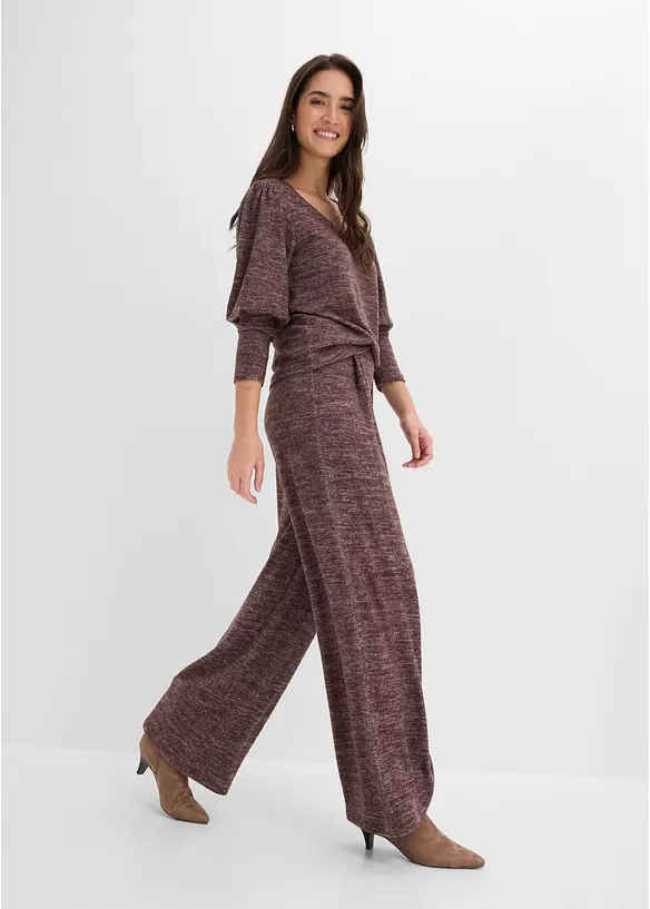 Pantaloni con elastico in vita in morbida viscosa, bonprix