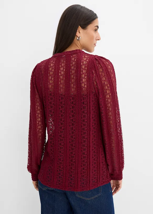Blusa in jersey con top (set 2 pezzi), bonprix