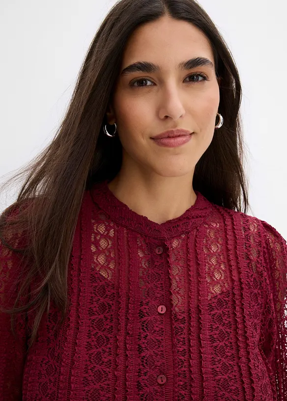 Blusa in jersey con top (set 2 pezzi), bonprix