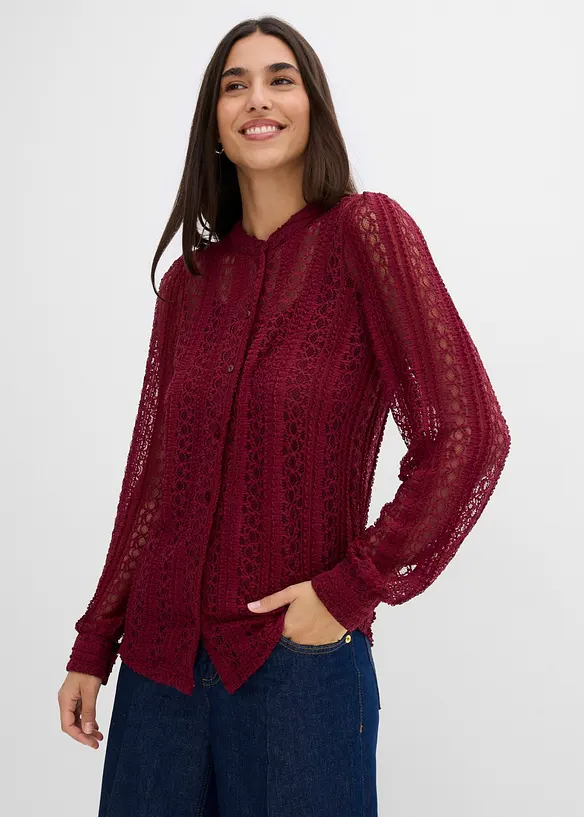 Blusa in jersey con top (set 2 pezzi), bonprix