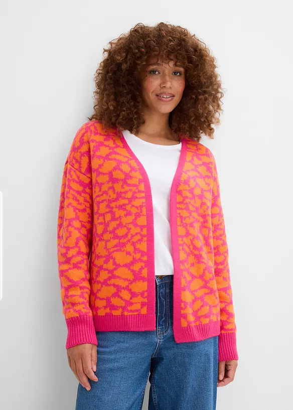 Cardigan ampio in maglia grossa, bonprix