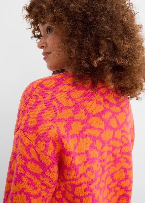 Cardigan ampio in maglia grossa, bonprix