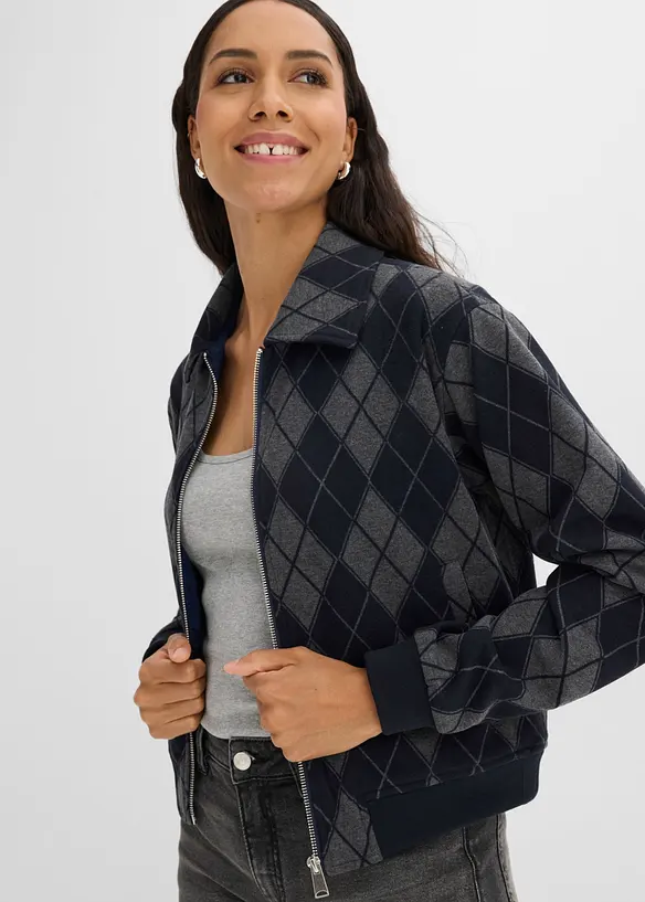 Bomber in simil lana, bonprix