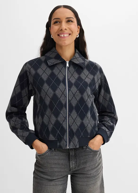 Bomber in simil lana, bonprix