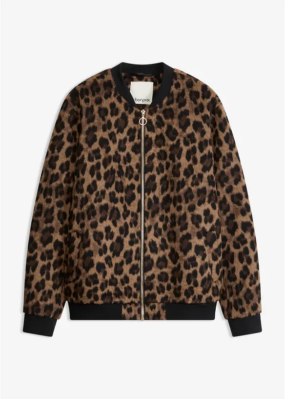 Bomber in simil lana, bonprix