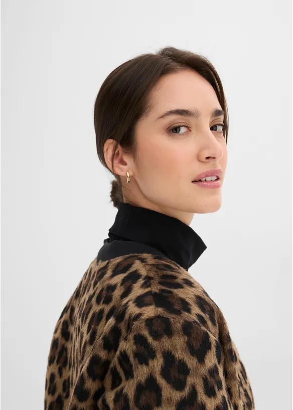 Bomber in simil lana, bonprix