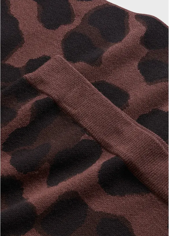 Gonna di maglia con motivo jacquard, bonprix