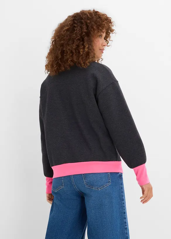 Felpa in misto cotone, bonprix