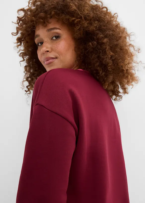 Felpa in misto cotone, bonprix