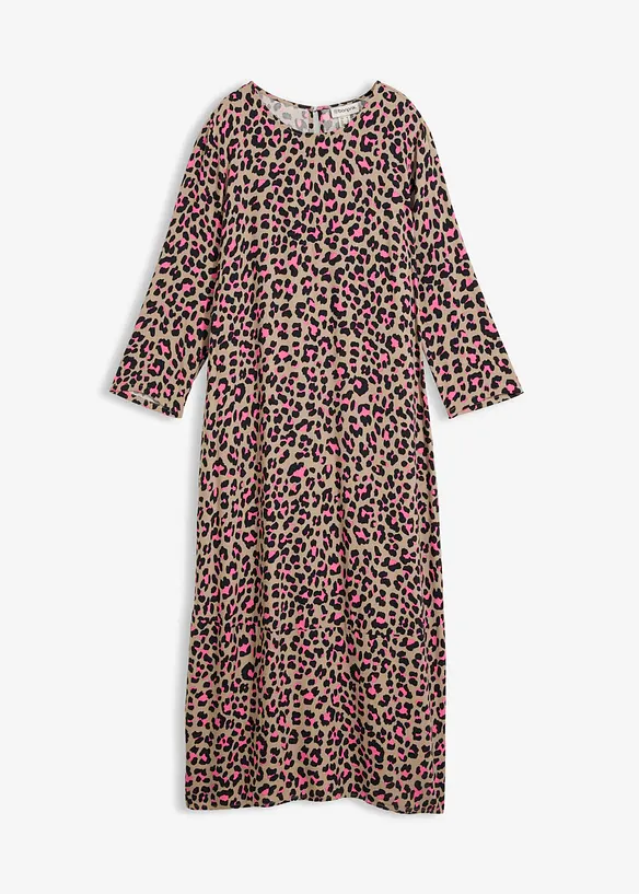 Abito midi in viscosa fluida, bonprix