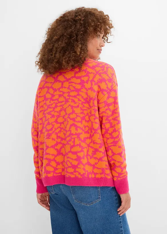 Cardigan ampio in maglia grossa, bonprix