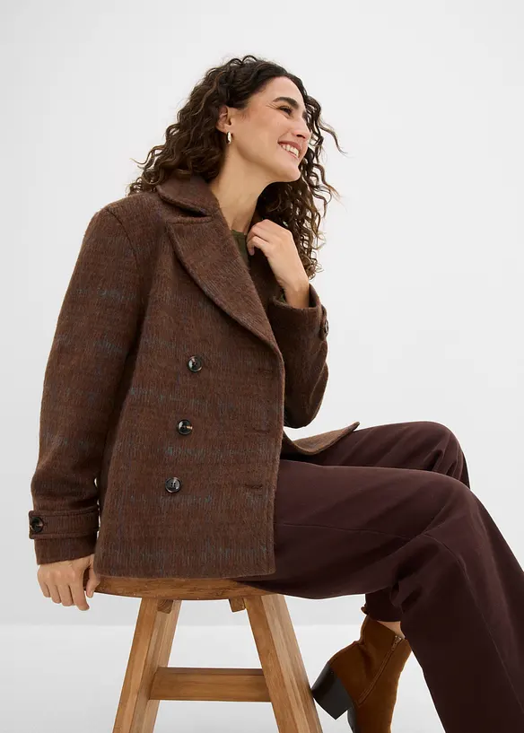 Caban a quadri, bonprix