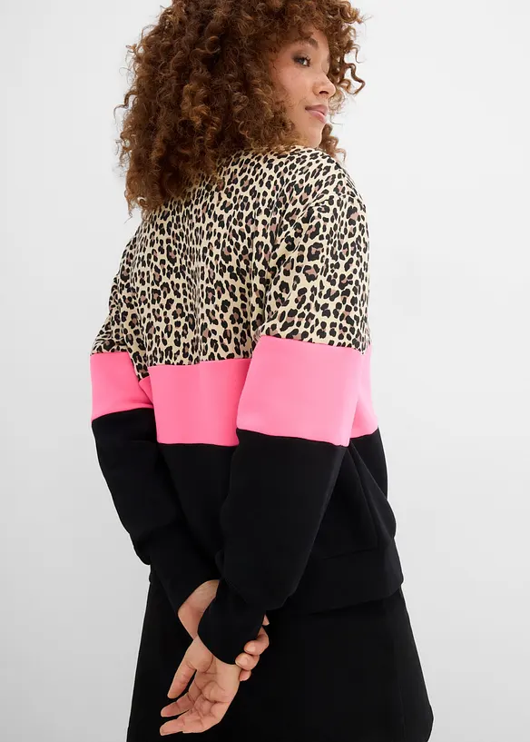 Felpa in misto cotone, bonprix