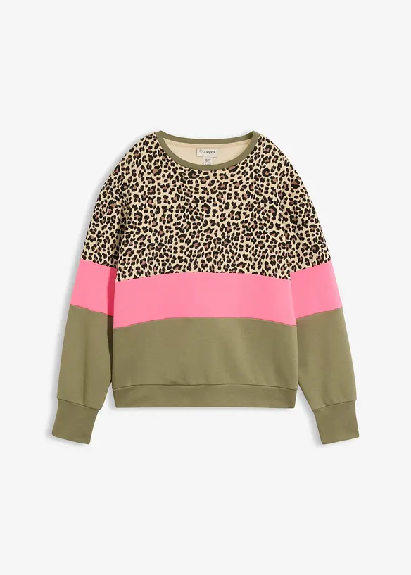 Felpa in misto cotone, bonprix