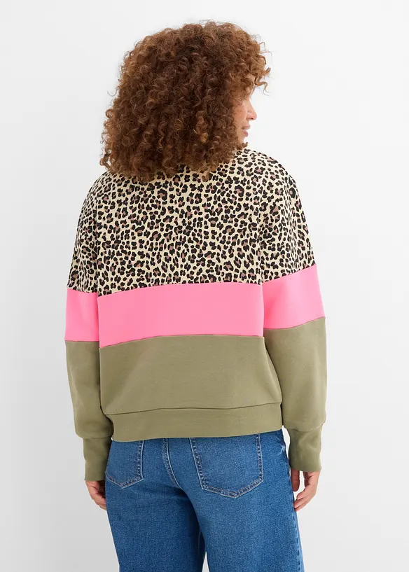 Felpa in misto cotone, bonprix
