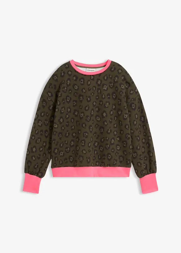 Felpa in misto cotone, bonprix