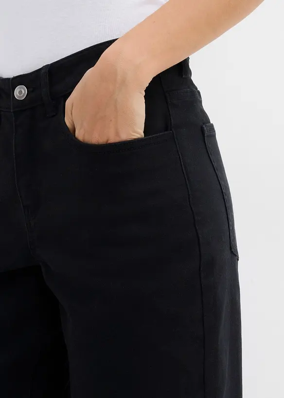 Pantaloni barrel in misto cotone, bonprix