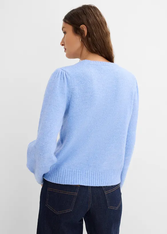Maglione con maniche a sbuffo, bonprix