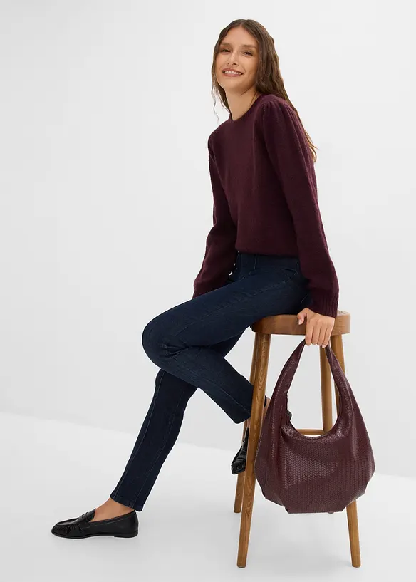 Jeans skinny, vita alta, bonprix