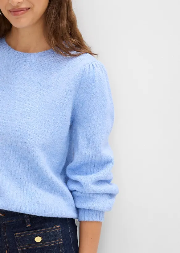 Maglione con maniche a sbuffo, bonprix
