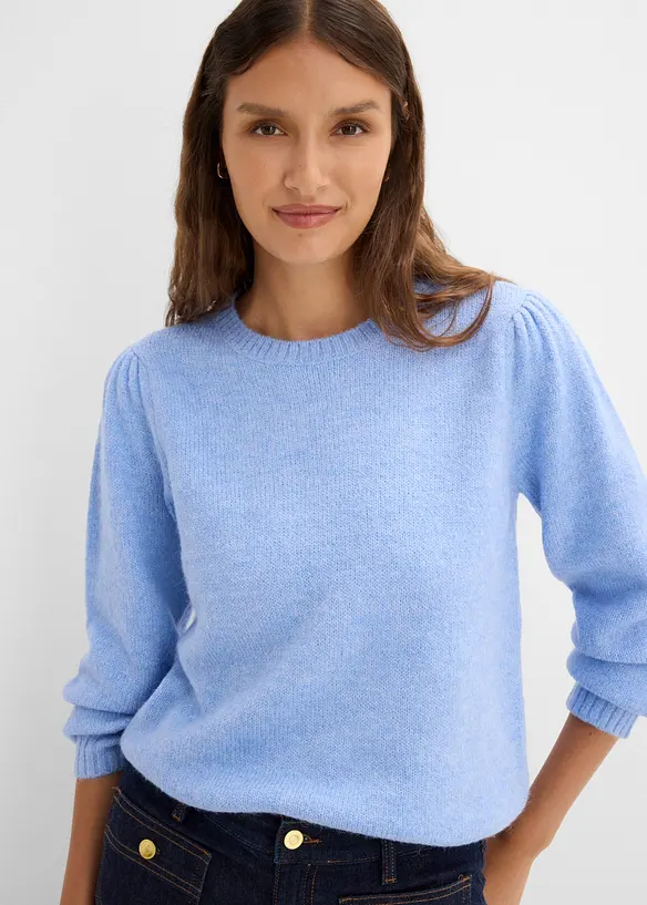 Maglione con maniche a sbuffo, bonprix