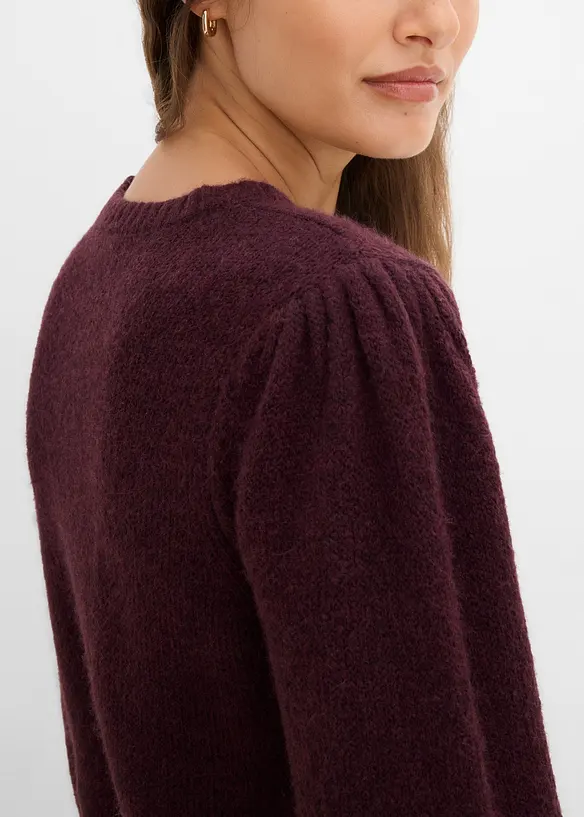 Maglione con maniche a sbuffo, bonprix