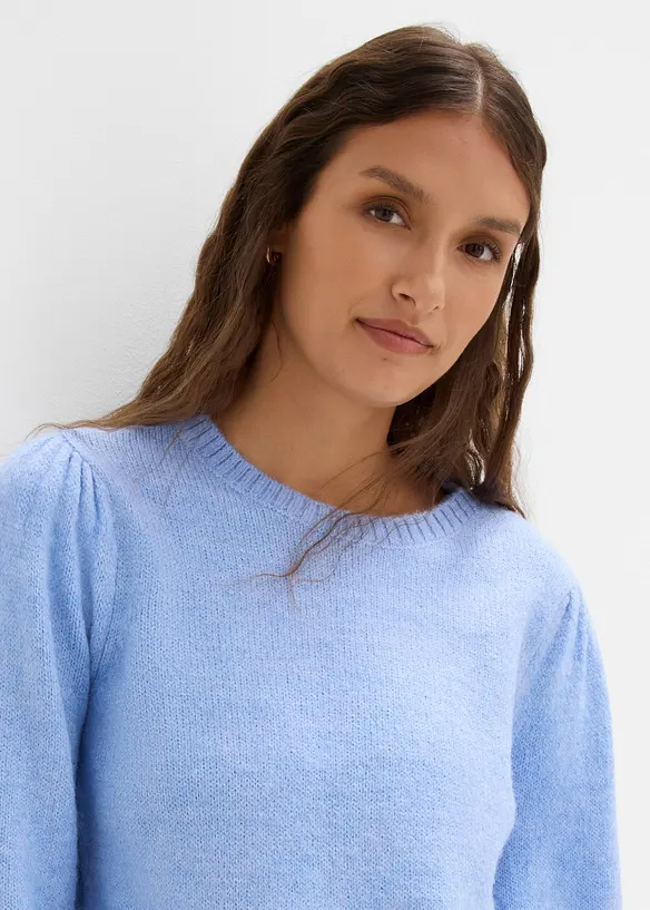 Maglione con maniche a sbuffo, bonprix