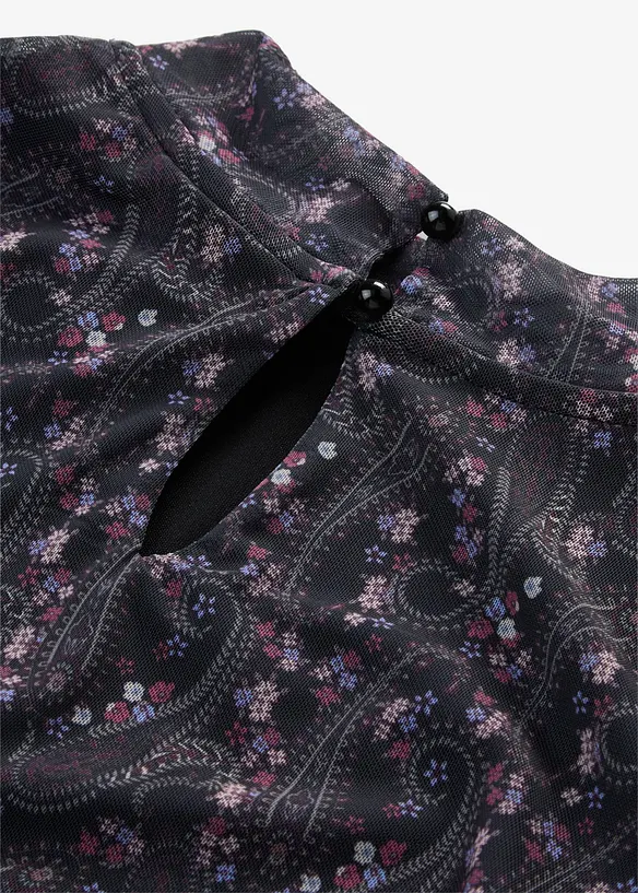 Maglia a maniche lunghe in fine mesh, bonprix
