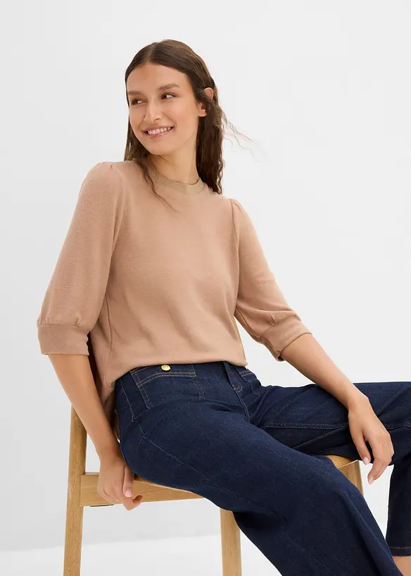 Maglia in misto viscosa morbido, bonprix