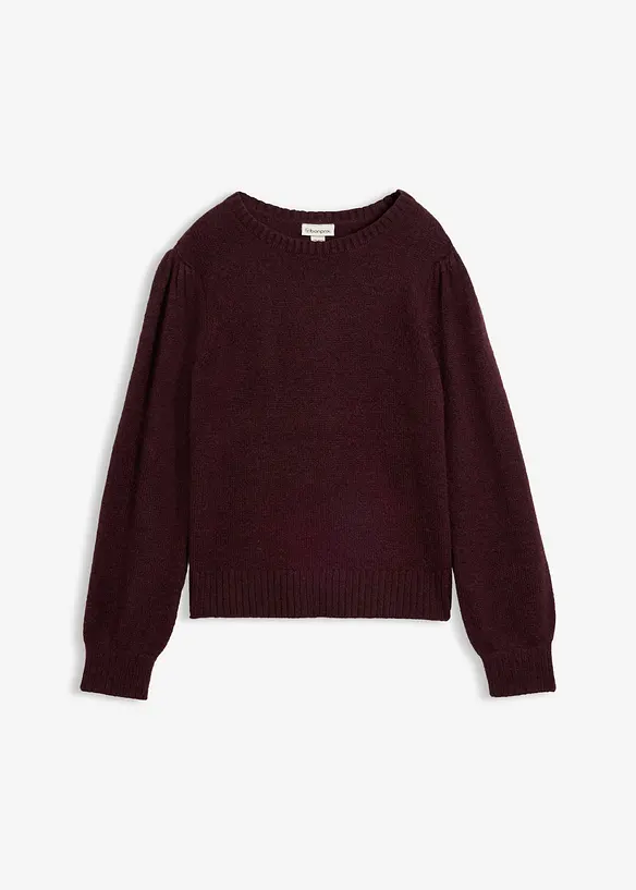 Maglione con maniche a sbuffo, bonprix