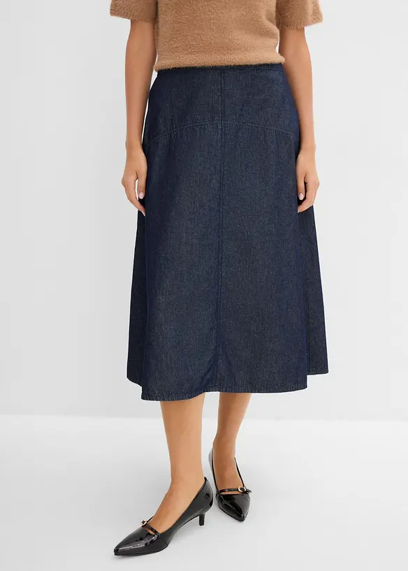 Gonna di jeans in cotone biologico, bonprix