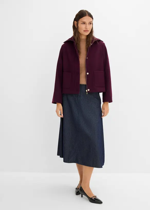Gonna di jeans in cotone biologico, bonprix
