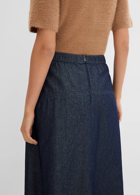 Gonna di jeans in cotone biologico, bonprix