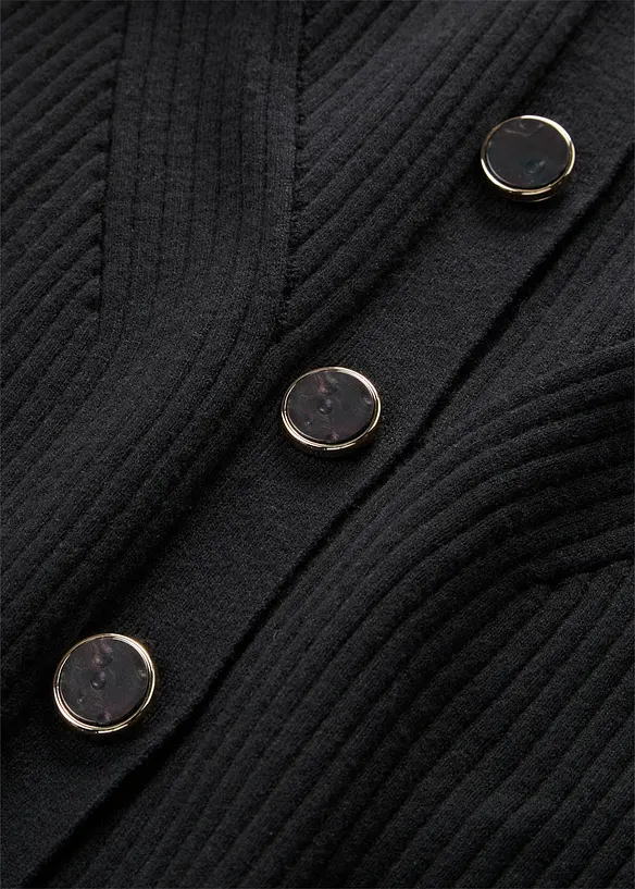Cardigan in filato fine di misto viscosa, bonprix