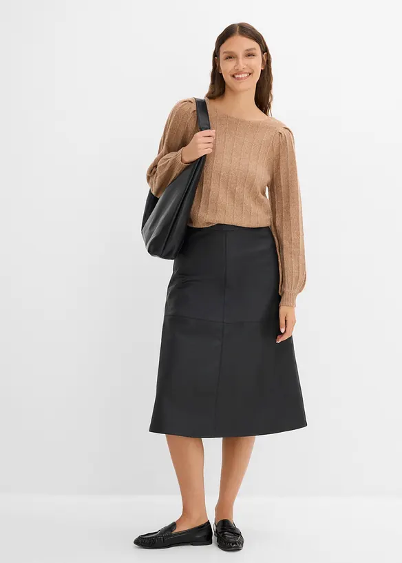 Maglione con maniche a sbuffo, bonprix