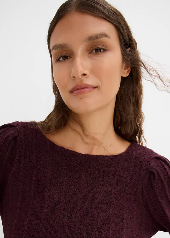 Maglione con maniche a sbuffo, bonprix