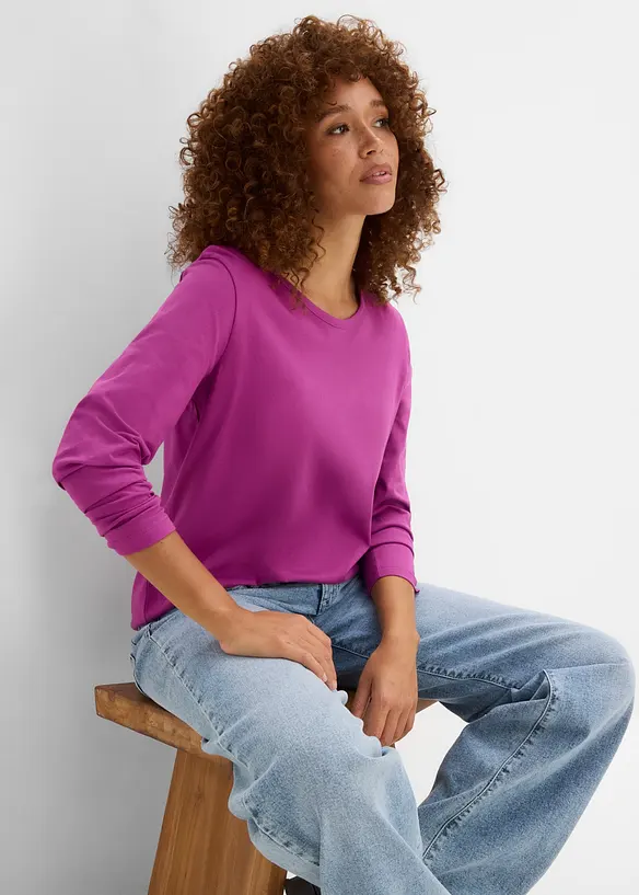 Maglia a maniche lunghe (pacco da 5), bonprix