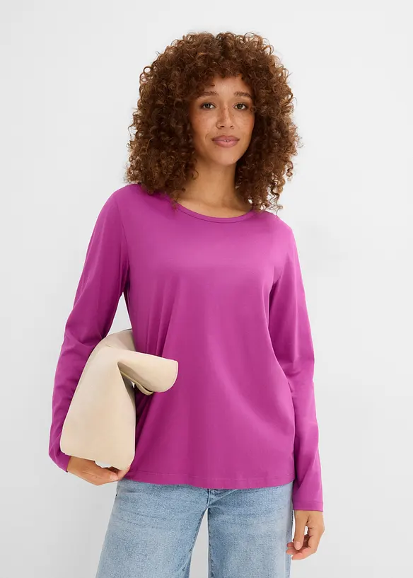 Maglia a maniche lunghe (pacco da 5), bonprix