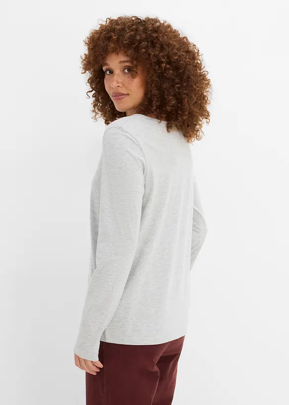 Maglia a maniche lunghe (pacco da 3), bonprix
