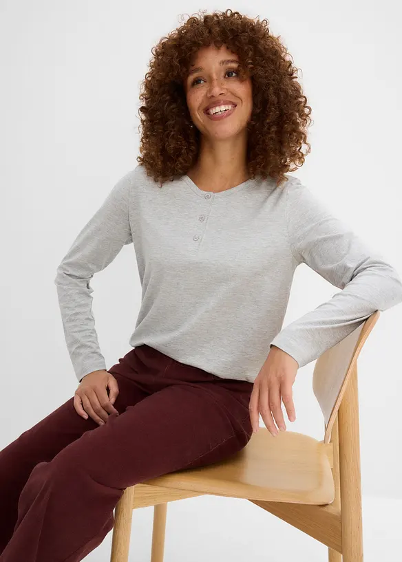Maglia a maniche lunghe (pacco da 3), bonprix