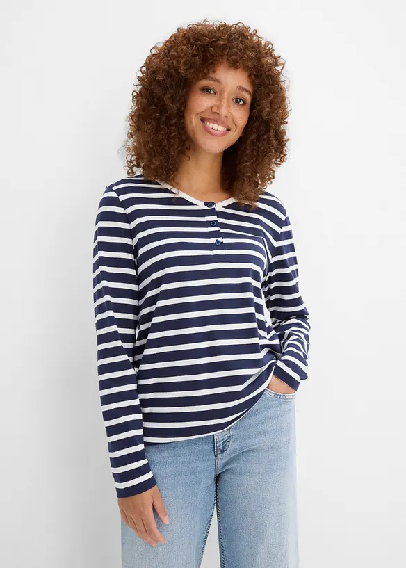 Maglia a maniche lunghe (pacco da 3), bonprix