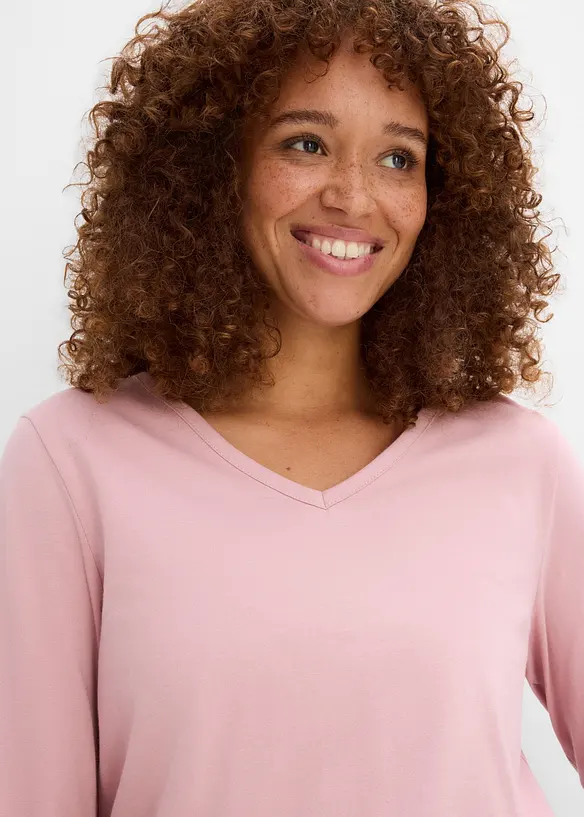 Maglia a maniche lunghe (pacco da 5), bonprix